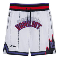 Li-Ning x Fred VanVleet Graphic Basketball Shorts 'White' AAPR585-2