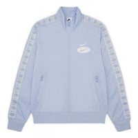 Men's Nike Sportswear Swoosh League Colorblock Zipper Casual Jacket Blue DM5474-548