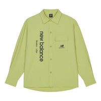 New Balance Logo Shirt 'Grass Green' AMJ13367-CGN