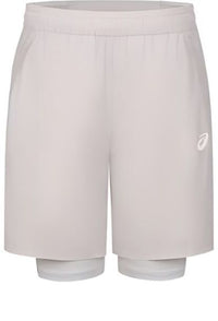ASICS Road 2-N-1 7" Short Running Short 'White Sage' 2031E663-020