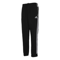 adidas Casual Sports Side Stripe Bundle Feet Long Pants Black GK8980
