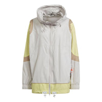 (WMNS) adidas By Stella McCartney Woven Track Top Asia Sizing 'White Yellow' IT7528