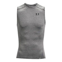 Under Armour HeatGear Sleeveless Shirt 'Carbon Heather Black' 1361522-090