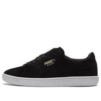PUMA Suede Classic Metal Badge 'Black White' 370081-01
