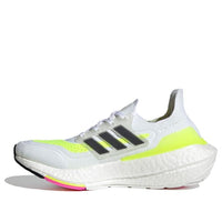adidas UltraBoost 21 J 'White Solar Yellow' FZ2929