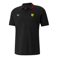 PUMA Scuderia Ferrari Race Polo Shirt 'Black Yellow White' 531686-01