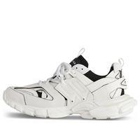 Balenciaga Track Sock Sneakers 'White and Black Knit and Nylon' 736330W3SKC9010
