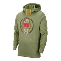 Nike Therma Abstract Pattern Pullover Training Green CK4585-324