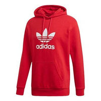 adidas originals New Men'S Trefoil Pullover Red DX3614