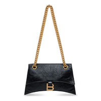 (WMNS) Balenciaga Crush Small Chain Bag 'Black' 716351210IT1000
