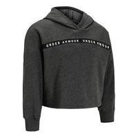 (WMNS) Under Armour Taped Hoodie 'Black' 1328947-002