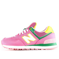 (WMNS) New Balance 574 Sneakers 'Bright Pink Teal' WL574PAH