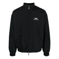 Balenciaga 3B Sports Icon Tracksuit Jacket Small Fit 'Black' 704505TKO481000
