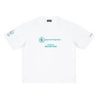 Balenciaga x WFP T-Shirt Medium Fit 'White' 612966TMVL29086