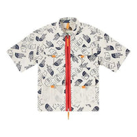 THE NORTH FACE X Brain Dead 76 Boxy Ss Mountain Shirt 'White' 529V-WF4
