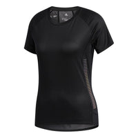 (WMNS) adidas 25/7 TEE RUNR Running Short Sleeve Black EI6301