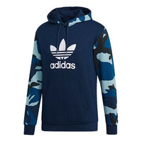 adidas originals Camo Camouflage Printing Splicing Blue DV2064