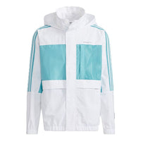 adidas neo Colorblock Sports Jacket White H55262