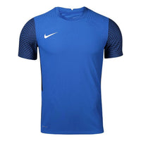 Men's Nike Nk Vprknit Iii Jsy Casual Sports Breathable Colorblock Short Sleeve Blue T-Shirt CW3101-463