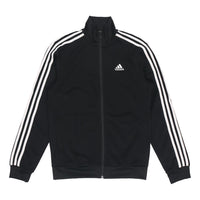 adidas Logo Alphabet Printing Side Stripe Jacket Black GN0749