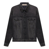 Fear of God Essentials SS22 Denim Jacket 'Black' FOG-SS22-291