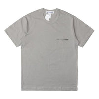 COMME des GARCONS Little Logo Applique Cotton Short-sleeve Tee 'Grey' S28119-2