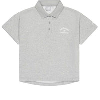 (WMNS) New Balance Polo T-Shirt 'Grey' NFE22252-MGR