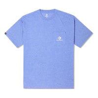 Converse Embroidered Pocket T-Shirt 'Washed Indigo' 10023283-A01
