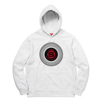 Supreme Chenille Appliqu Hooded Sweatshirt 'White Black Red' SUP-FW20-383