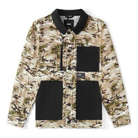 Men's Vans Work Weird Colorblock Big Pocket lapel Jacket Camouflage VN0A4MLJW09