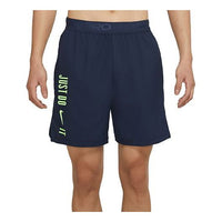Nike Pro Dri-FIT Flex Vent Max Alphabet Printing Training Sports Shorts Obsidian Color Black DJ8999-453