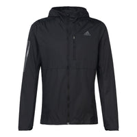 adidas OWN THE RUN JKT Running Sports Jacket Coat Male Black FL6964