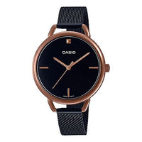CASIO ENTICERSeries es Quartz Waterproof Black Analog LTP-E415MBR-1CDF