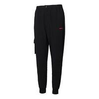 adidas neo Running Training Cozy Breathable Casual Woven Sports Pants Black GP4845
