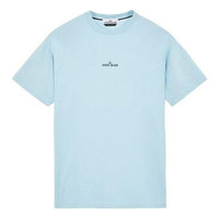 STONE ISLAND Plain Logo T-Shirt 'Light Blue' 79152NS82-V0041