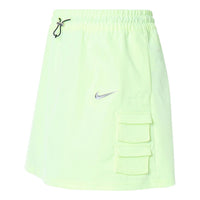 (WMNS) Nike Sportswear Swoosh Logo Woven Casual Sports Yellow Green CZ8908-701