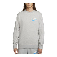Nike Club French Terry Crew Sweatshirt (Asia Sizing) 'Dark Grey' FB7685-063