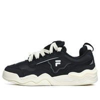 (WMNS) FILA FUSION Kick Sneakers 'Black White' T12W242203FBC