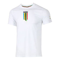 PUMA TFS Graphic Tee Living Series Sports Short Sleeve White 599997-52
