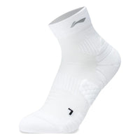 Li-Ning Running Logo Mid Cut Socks 'White' AWST009-2