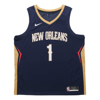 Nike NBA Zion Williamson New Orleans Pelicans 2022/23 Icon Edition Swingman Jersey #1 CW3674-424