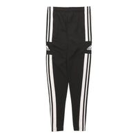 adidas Classic Stripes Logo Knitted Sports Pants Men's Black GK9545