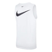 Nike Swoosh Casual Sports Printing Breathable Vest White CQ5293-100