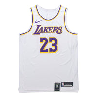 Nike NBA Lakers LeBron James VaporKnit Jersey 'White' AT4709-102
