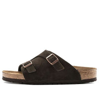 Birkenstock Zrich Soft Footbed Suede Leather Narrow Fit 'Mocha' 1009531