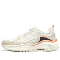 (WMNS) Skechers Dlites Wave Shoes 'White Black Orange' 896175-NTCL