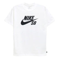 Nike SB Skateboard Big Logo Skateboard Short Sleeve White CV7540-100