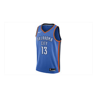 Nike NBA Basketball Jersey SW Fan Edition Oklahoma City Thunder Paul George No. 13 Blue 864497-409