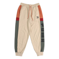 PUMA Retro Block Sweatpant 'Beige Grey Red Black' 530714-12