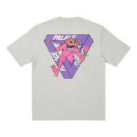 PALACE x M-Zone Crossover Small Tri-Ferg Pattern Cartoon Short Sleeve Unisex Gray P20TS088